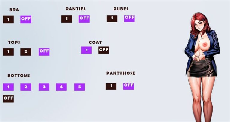 Kushina Dress up Mini Game Adult Game Screenshots (1)