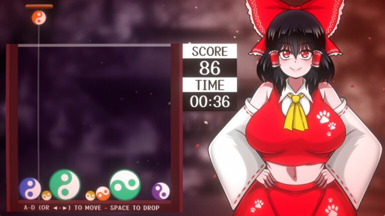 Hakurei Reimu Strip Game Adult Game Screenshots (1)