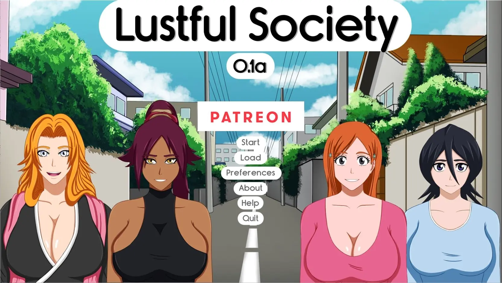 Lustful Society - v0.3d Adult game cover