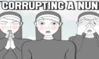 Corrupting a Nun Adult Game Cover