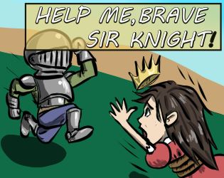 Help Me, Brave Sir Knight! - vR7a Adult game cover
