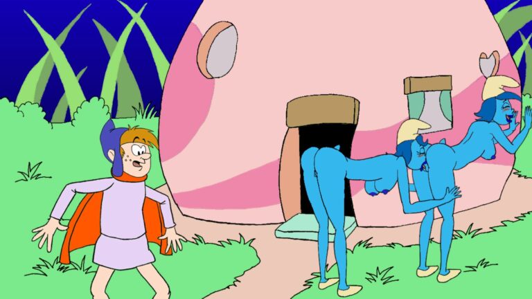 Smurfing the Smurfettes Adult Game Screenshot (1)