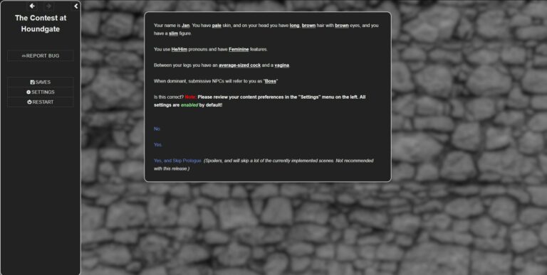 The Contest at Houndgate Adult Game Screenshot (1)