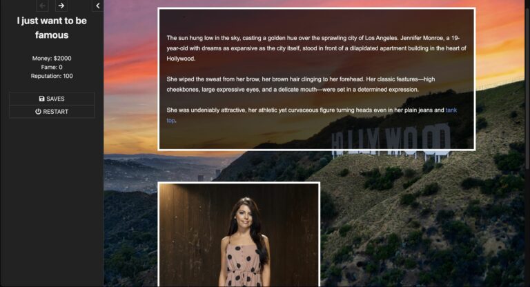 I just want to be Famous Adult Game Screenshots (1)