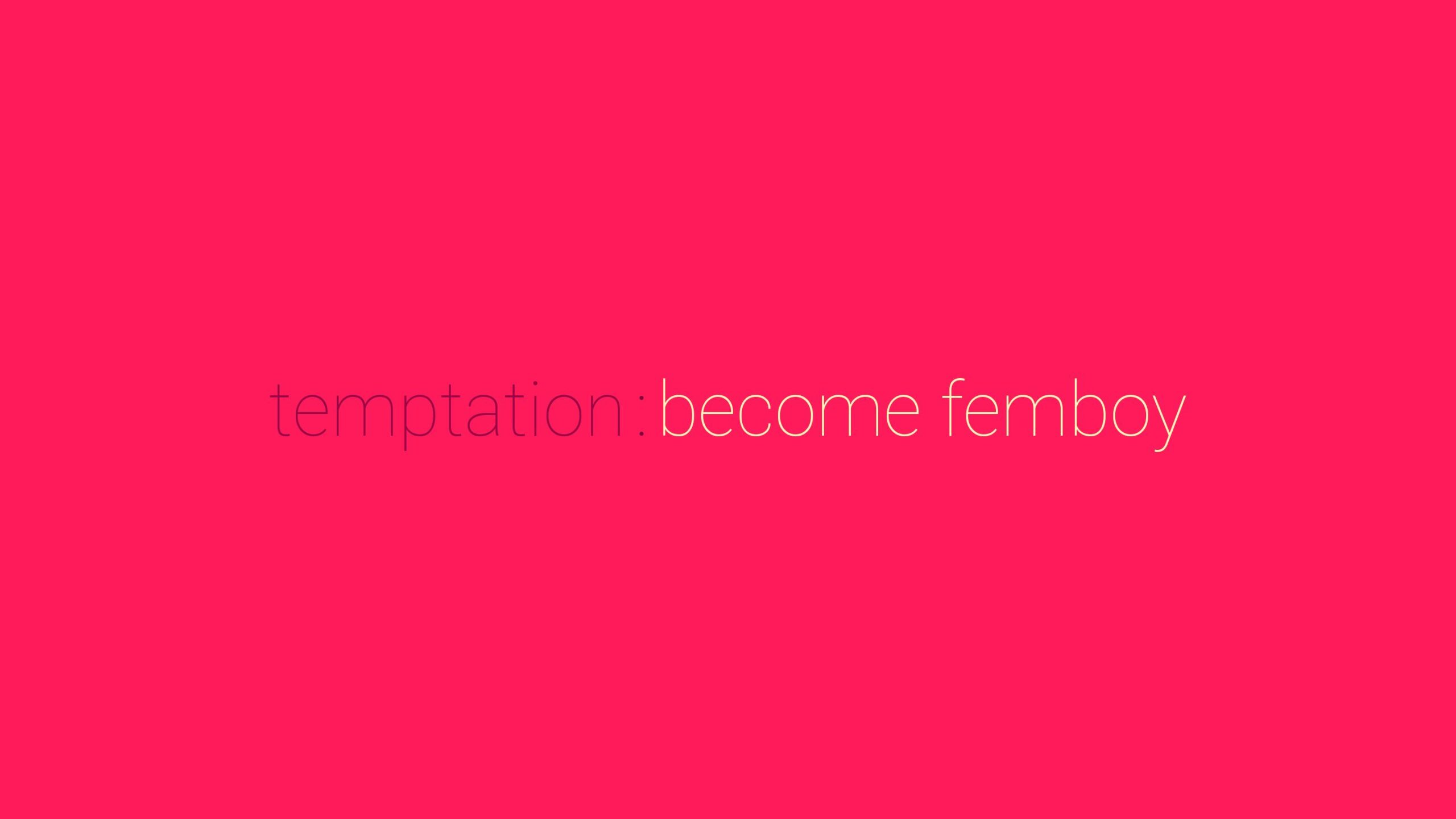 Temptation: Become Femboy cover
