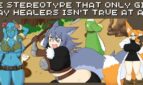 The stereotype that only girls play healers isn’t true at all!!! Adult Game Cover