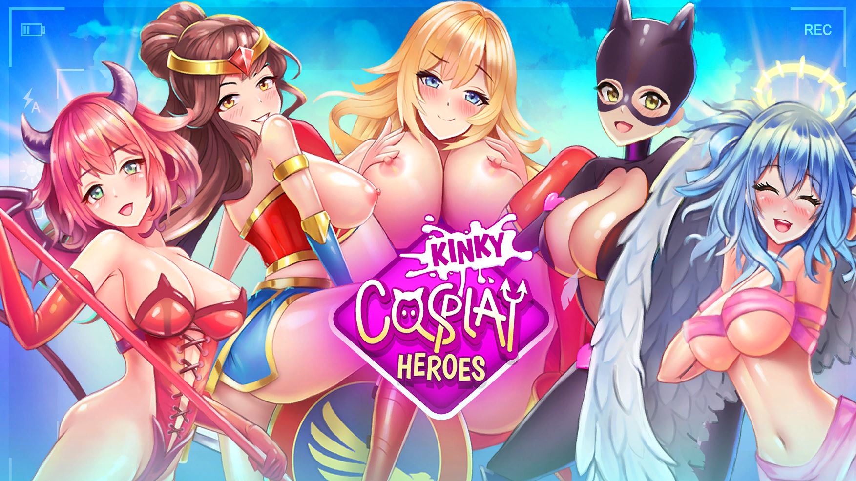 Kinky Cosplay Heroes cover