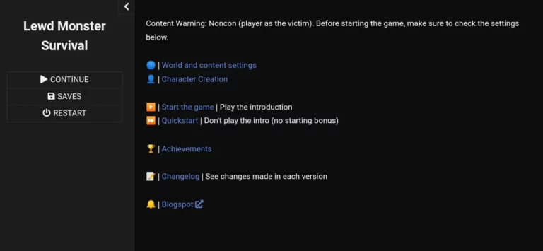 Lewd Monster Survival Adult Game Screenshots (1)