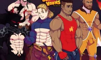 Burning Horns - A Bara Isekai JRPG - 1.0.6b 18+ Adult game cover