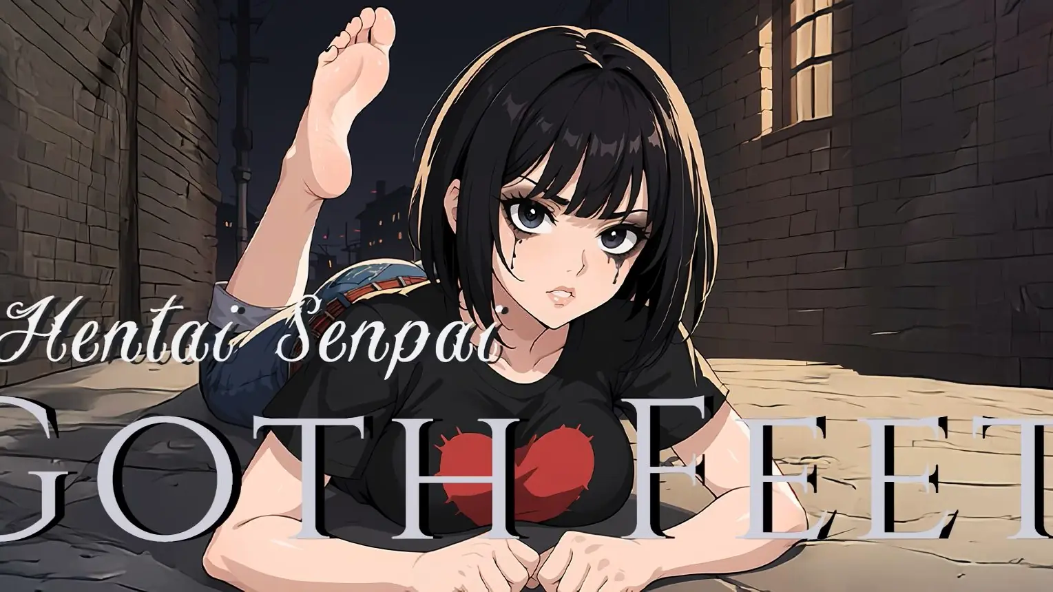 Hentai Senpai- Goth Feet cover