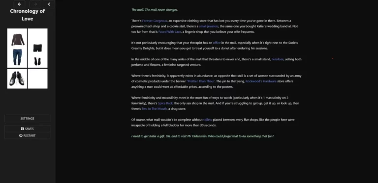 Chronology of Love Adult Game Screenshots (1)