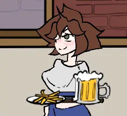 Corrupted waitress cover