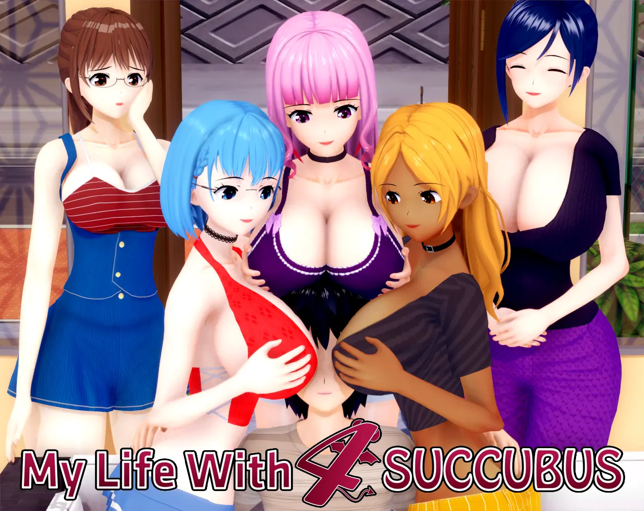 My Life With 4 Succubus cover