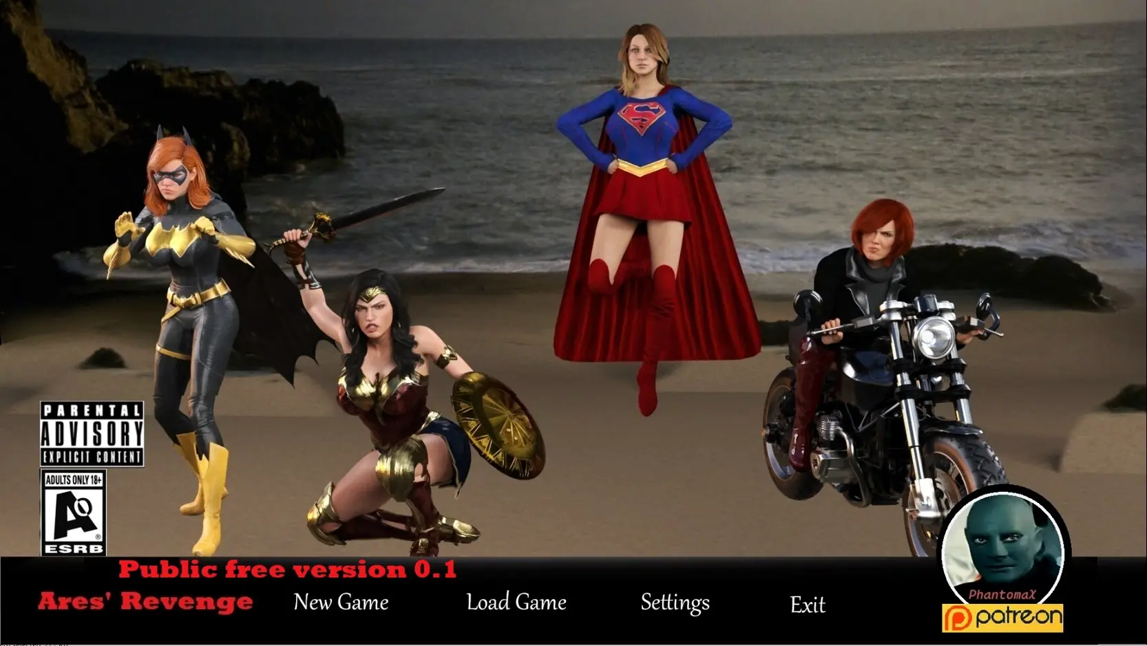 Ares Revenge - v0.5H Adult game cover