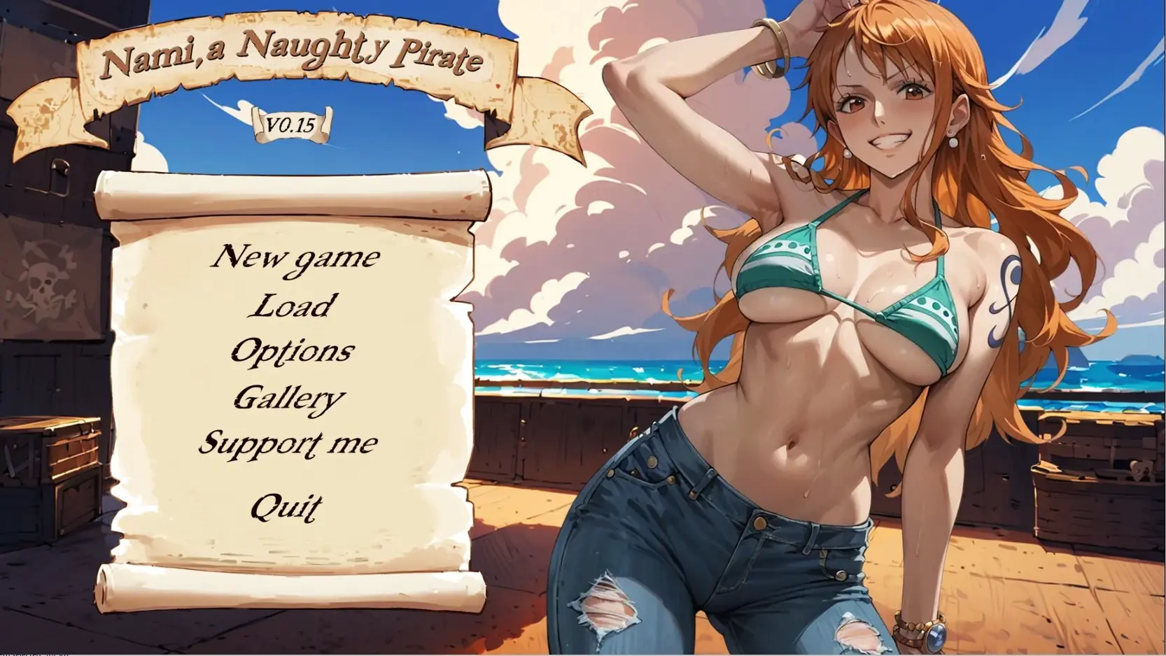 Nami, a Naughty Pirate - v0.16 Adult game cover