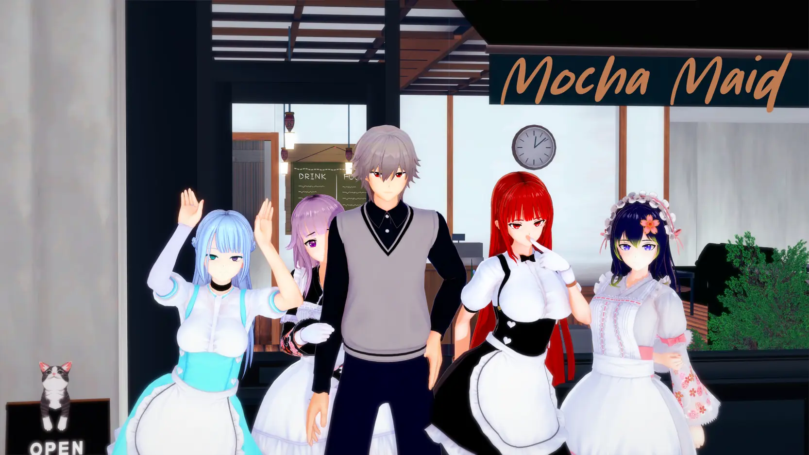 Mocha Maid - v0.1.2 Adult game cover