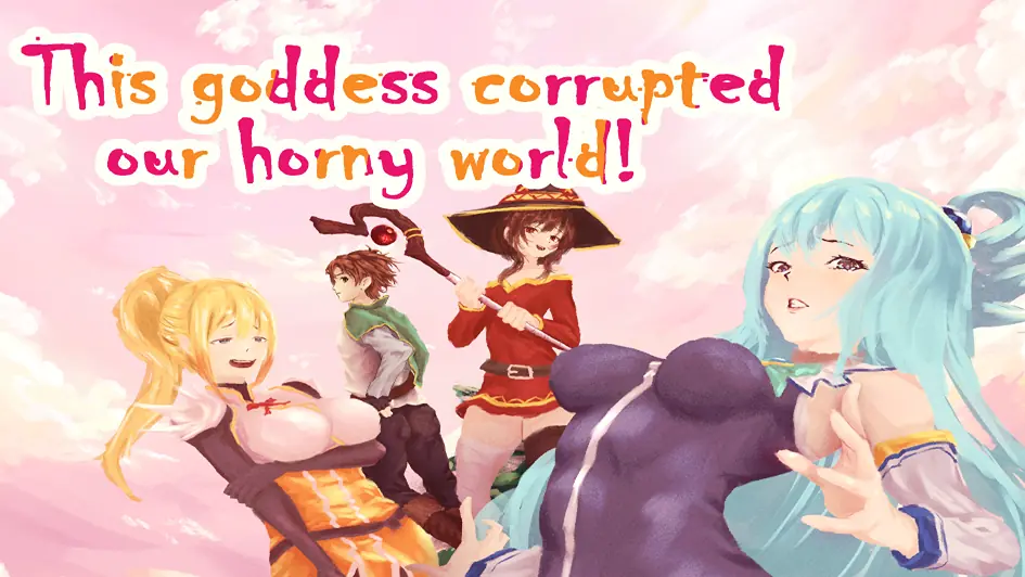 This goddess corrupted our horny world cover