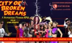 Citay of Broken Dreams A Femdom Superhero Game Adult Game Cover