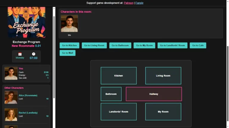 Exchange Program New Roommate Adult Game Screenshots (1)