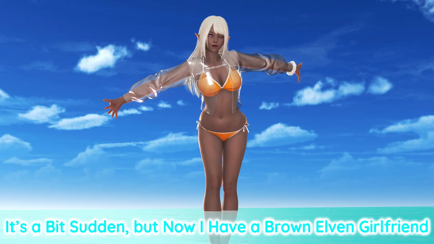 It’s a Bit Sudden, but Now I Have a Brown Elven Girlfriend - v0.05 Adult game cover