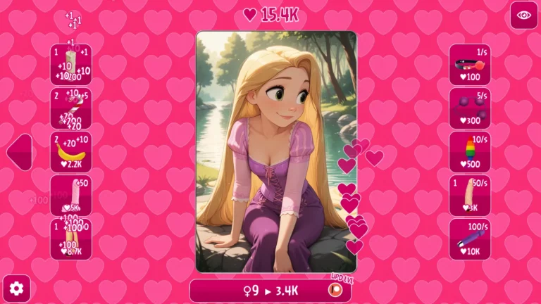 Rapunzel Clicker Adult Game Screenshot (1)