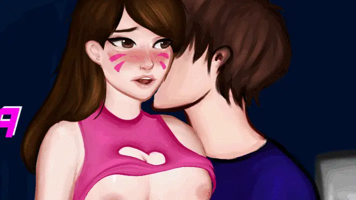 A Date with D.Va - v0.2 Adult game cover