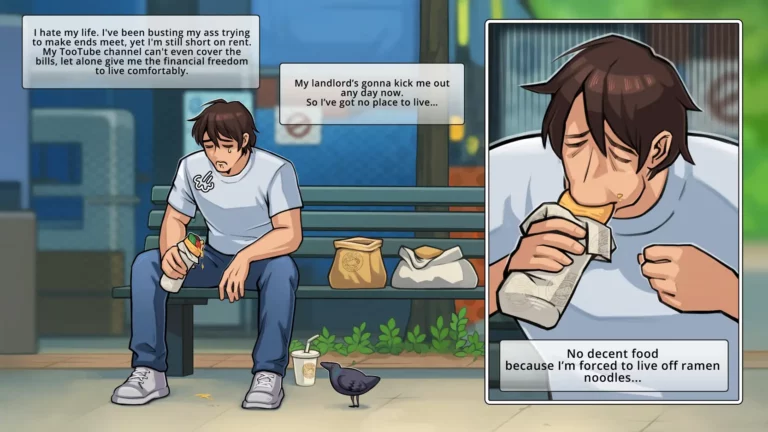 Girls, I just want to get paid! Adult Game Screenshot (1)