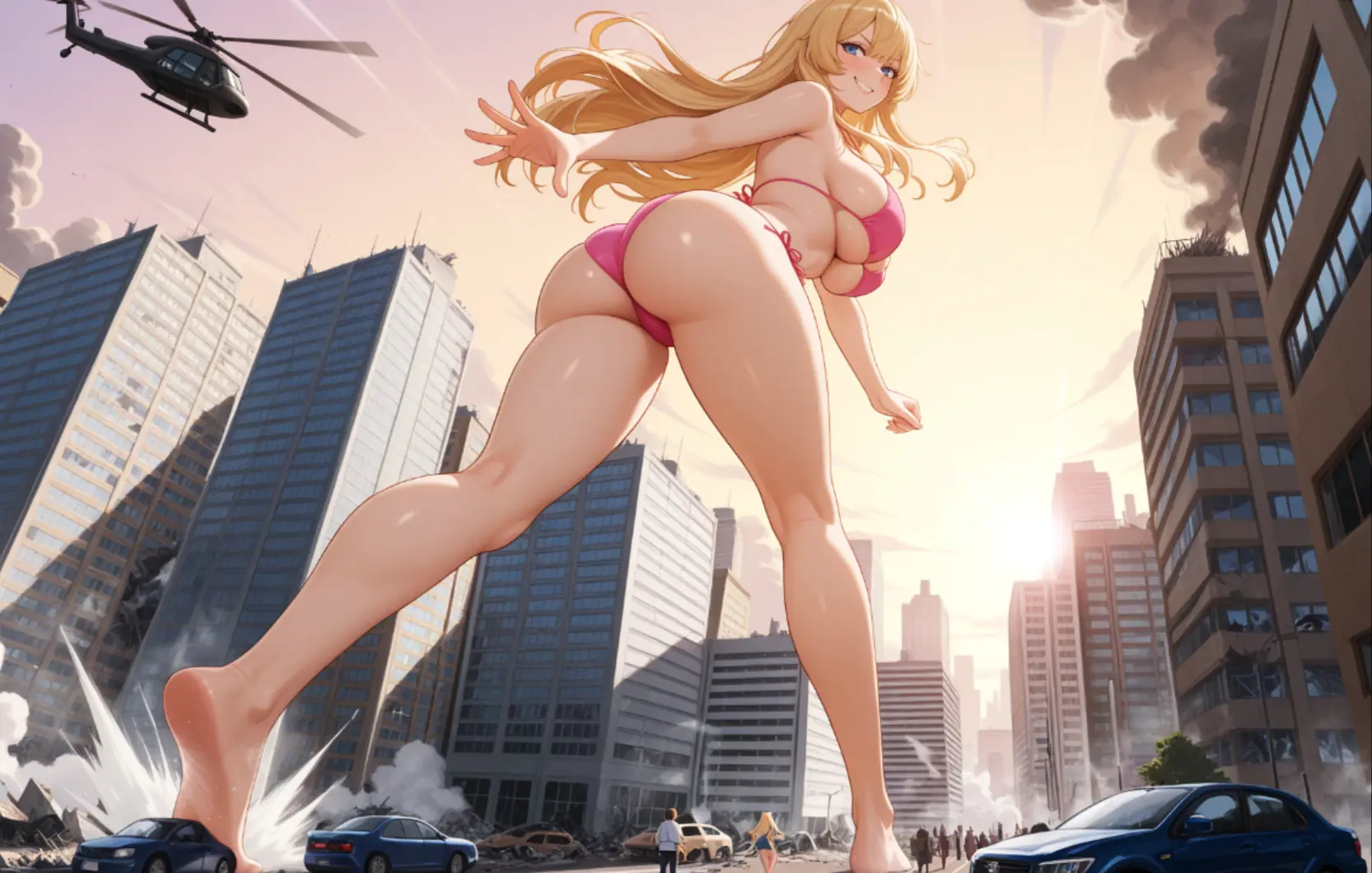 Melinda the alien giantess - vDemo Adult game cover