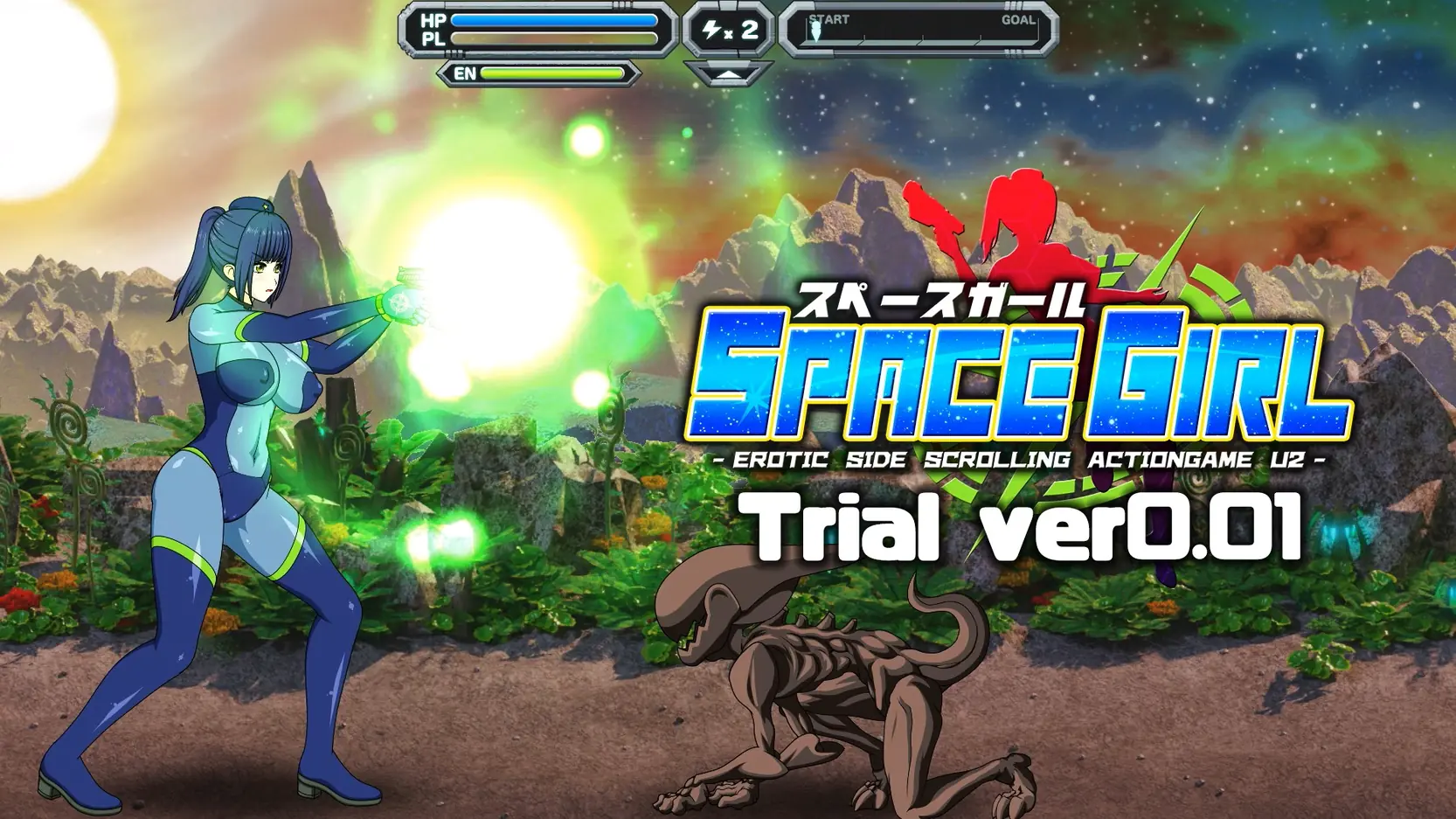 Space Girl - v0.03 Adult game cover