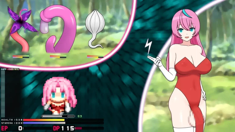 The Sleepyhead Futanari’s Semen-Squeezing Dungeon Rescue Record Adult Game Screenshot (1)