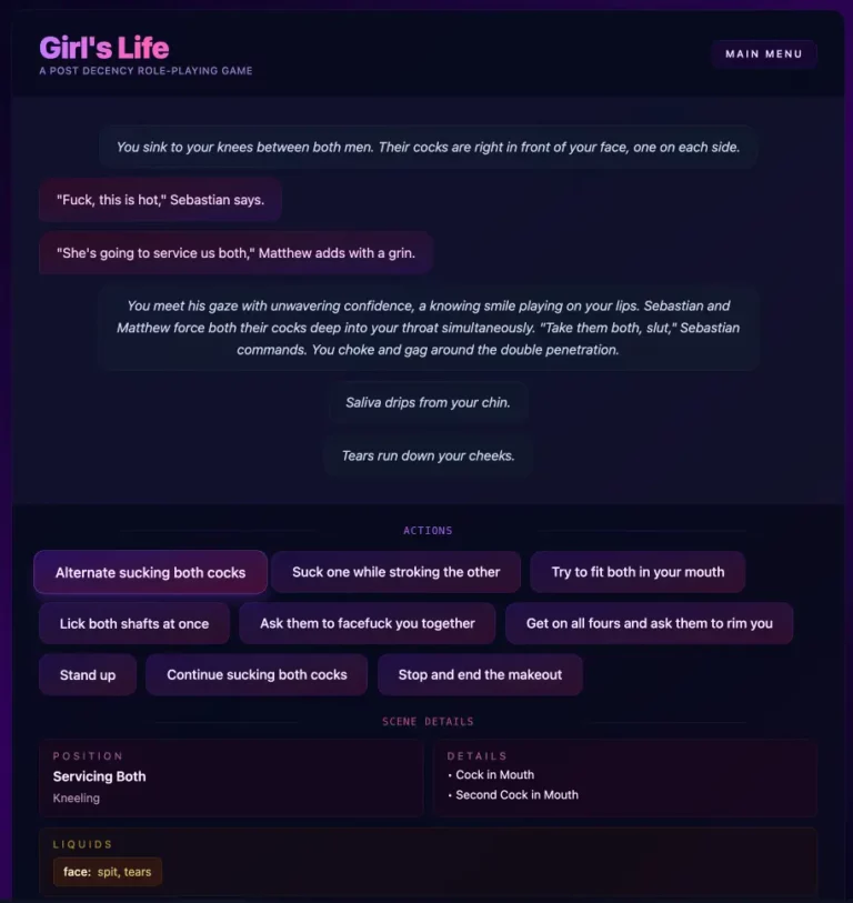 Girl's Life RPG Adult Game Screenshots (1)