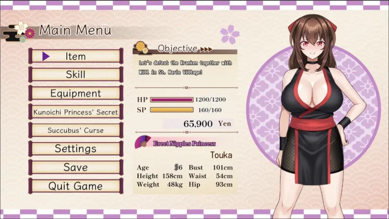 Crimson Flame Kunoichi Princess Touka -Succubus Corruption Princess Tale Adult Game Screenshots (1)