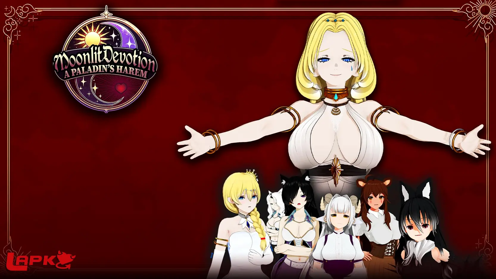 Moonlit Devotion: A Paladin’s Harem cover