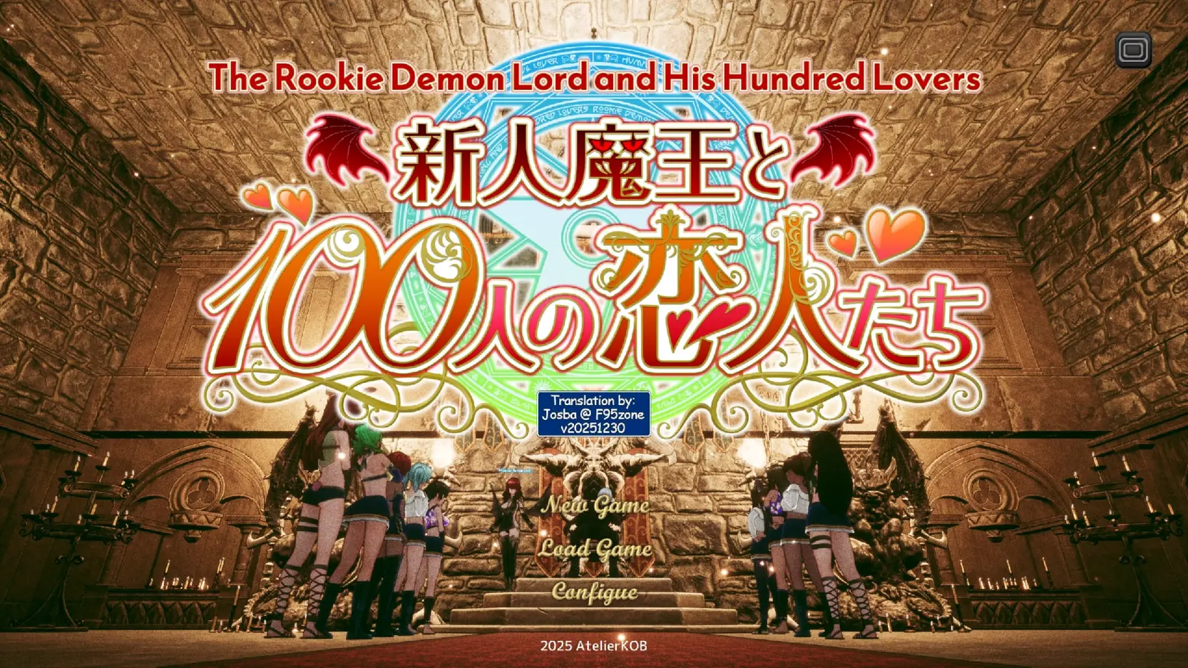The Rookie Demon Lord and His Hundred Lovers - v1.15 Adult game cover