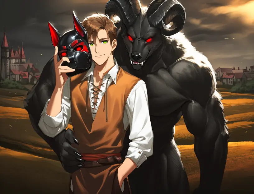 The Black Mask of Cernunnos - vDemo V3 Adult game cover